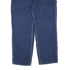 CARHARTT Mens Regular Fit Denim Blue Jeans W38 L31 Workwear Zip Closure