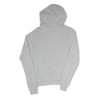 TOMMY HILFIGER Womens Grey White & Red Colourblock Pullover Hoodie S Cotton