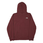 THE NORTH FACE Mens Maroon Hoodie L Cotton Blend Casual Pullover Hooded