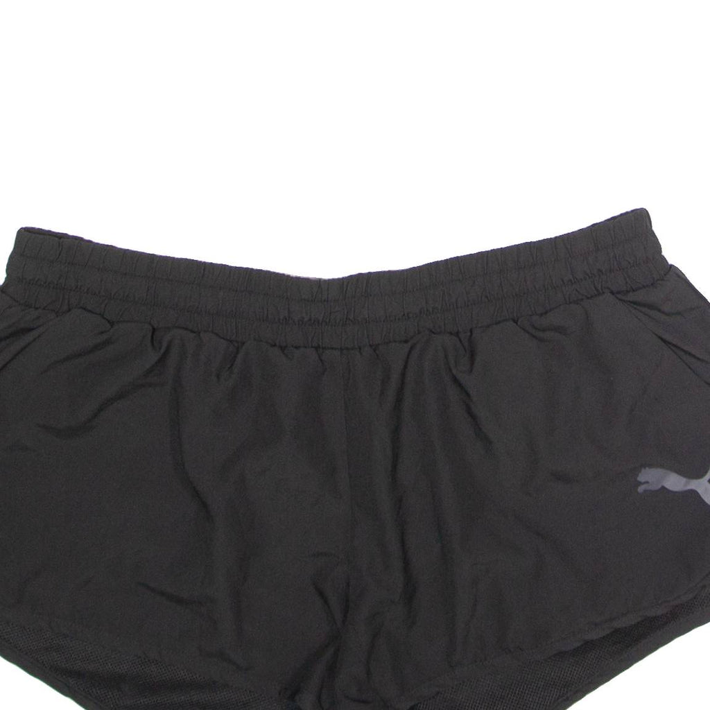 PUMA Womens Sports Shorts Grey UK 16 W32