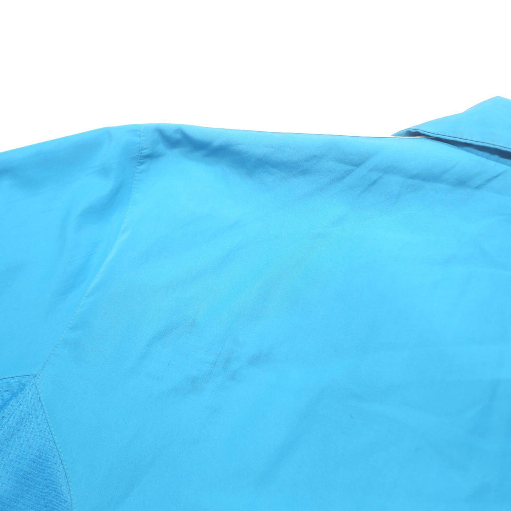 ADIDAS Mens Blue White Track Jacket L Polyester Zip Casual Sportswear