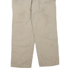 CARHARTT Mens Cotton Blend Beige Regular Fit Straight Leg Trousers W36 L30