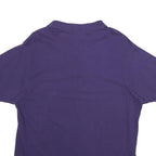 LACOSTE Mens Purple Cotton Short Sleeve Polo Shirt L Classic Fit