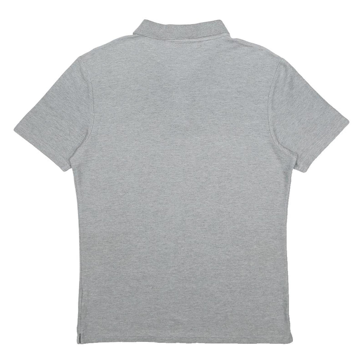 CALVIN KLEIN Mens Grey Polo Shirt Short Sleeve Plain M Cotton Blend Casual