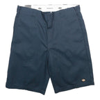 DICKIES Mens Navy Blue Casual Shorts Relaxed Fit XL W38 Workwear