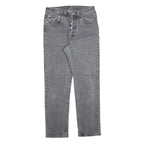 LEVI'S 501 BIG E Womens Jeans Grey Regular Straight Denim Raw W26 L28 Vintage