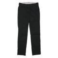 DICKIES Mens Black Cotton Blend Regular Straight Trousers W31 L32 Workwear