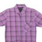 TOMMY HILFIGER Mens Shirt Purple Check M