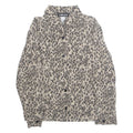 SAG HARBOR Womens Printed Blouse Brown Collared Long Sleeve Animal Print S