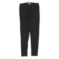 LEVI'S Girls Cotton Blend Black Slim Skinny Trousers W24 L26
