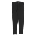 LEVI'S Girls Cotton Blend Black Slim Skinny Trousers W24 L26