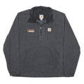 CARHARTT Mens Grey Plain Pullover Basic Knit L Workwear Polyester Jumper