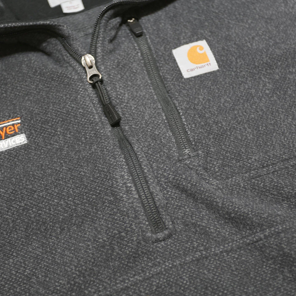 CARHARTT Mens Grey Plain Pullover Basic Knit L Workwear Polyester Jumper