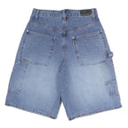 LEVI'S Mens Shorts Blue Denim SilverTab M W30 Carpenter Workwear Relaxed