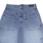 LEVI'S Mens Shorts Blue Denim SilverTab M W30 Carpenter Workwear Relaxed