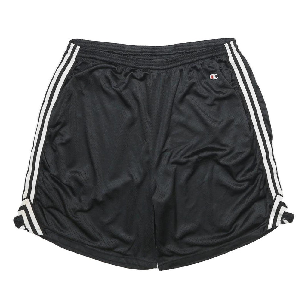 CHAMPION Mens Shorts Black & White Sports Casual 2XL W32 Polyester