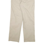 DICKIES Mens Cotton Blend Beige Regular Straight Trousers W36 L34 Workwear Zip
