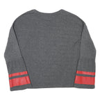 FILA Womens Grey & Red Logo Crew Neck XS Sweatshirt Cotton Blend Comfortable