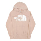 THE NORTH FACE Womens Pink Hoodie S Cotton Blend Casual Lightweight Sweatshirt