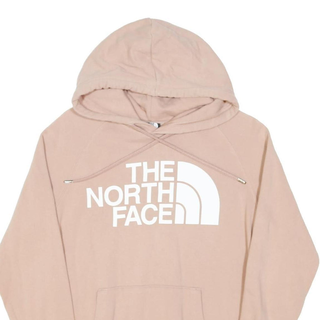 THE NORTH FACE Womens Pink Hoodie S Cotton Blend Casual Lightweight Sweatshirt