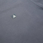 LE COQ SPORTIF Mens Blue Short Sleeve Plain Polo Shirt L Cotton Blend Casual