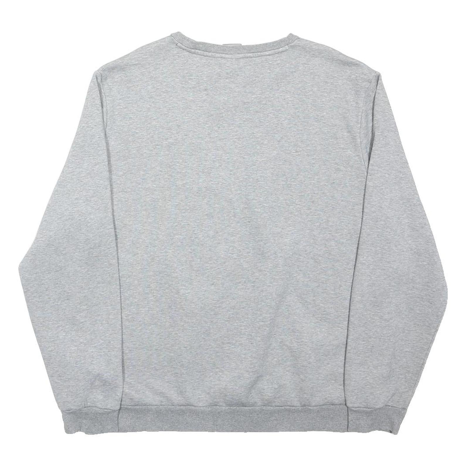 PUMA Mens Grey XL Crew Neck Sweatshirt Cotton Blend Casual Sportswear