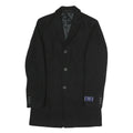 NEXT Womens Black Wool Jacket S Button Closure Classic Formal Coat