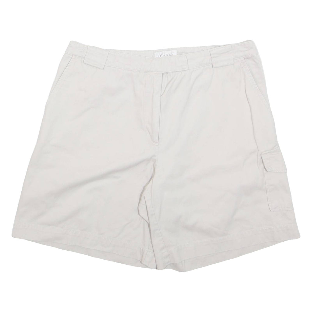 HENNES COLLECTION Womens Workwear Shorts Cream M W32