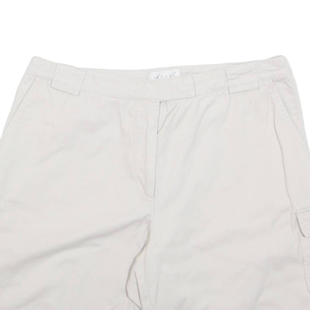 HENNES COLLECTION Womens Workwear Shorts Cream M W32