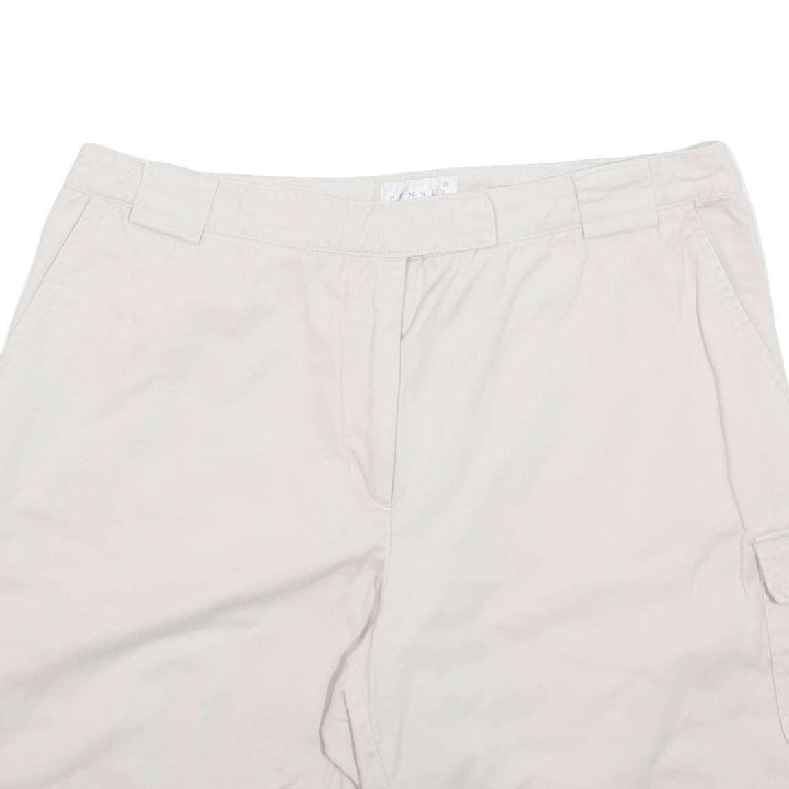 HENNES COLLECTION Womens Workwear Shorts Cream M W32