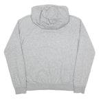 NIKE Mens Grey Full Zip Hoodie S Casual Cotton Blend Lightweight