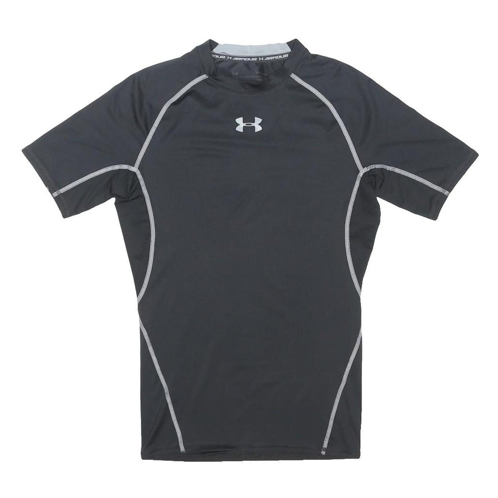 UNDER ARMOUR Mens Black Athletic T-Shirt M Short Sleeve Crew Neck Performance