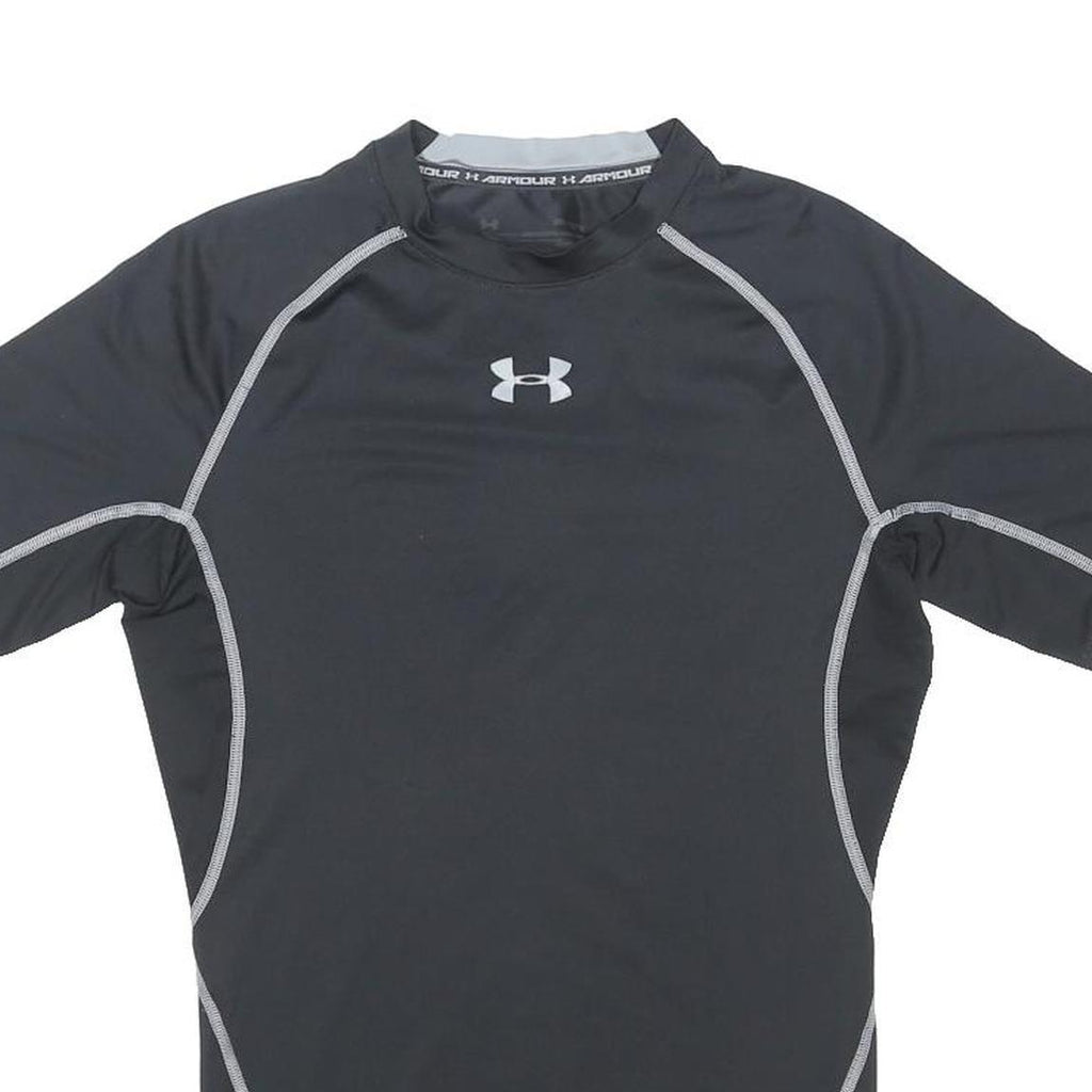 UNDER ARMOUR Mens Black Athletic T-Shirt M Short Sleeve Crew Neck Performance
