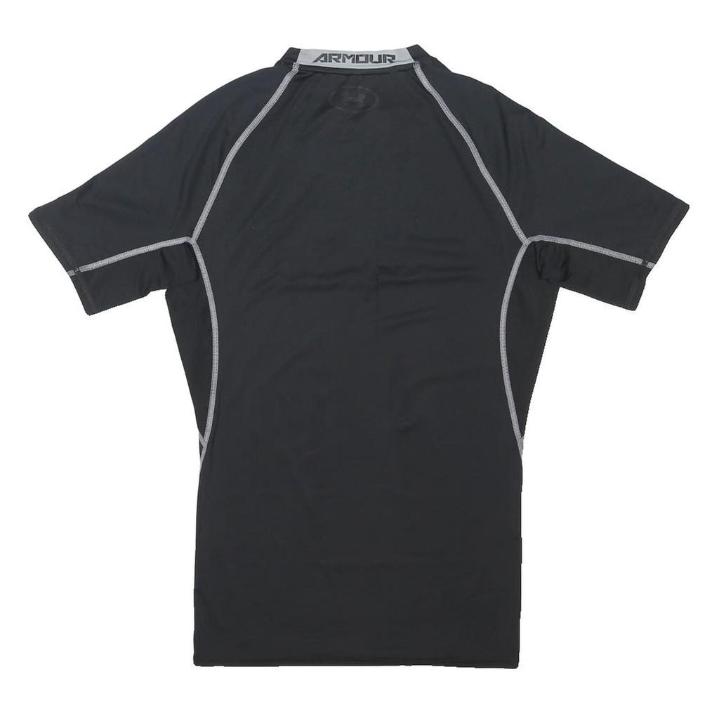 UNDER ARMOUR Mens Black Athletic T-Shirt M Short Sleeve Crew Neck Performance