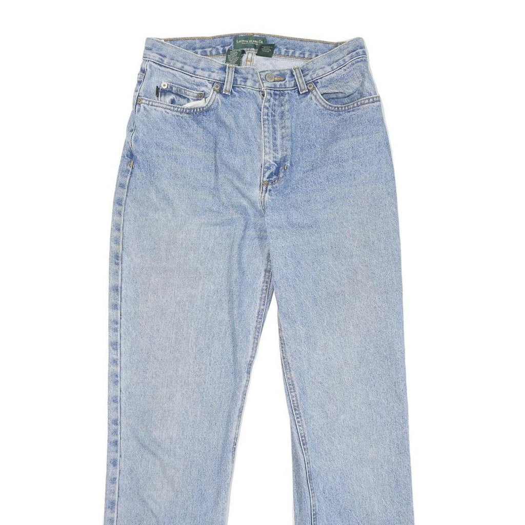 LAUREN RALPH LAUREN Womens Jeans Blue Classic Straight Denim Light W28 L31