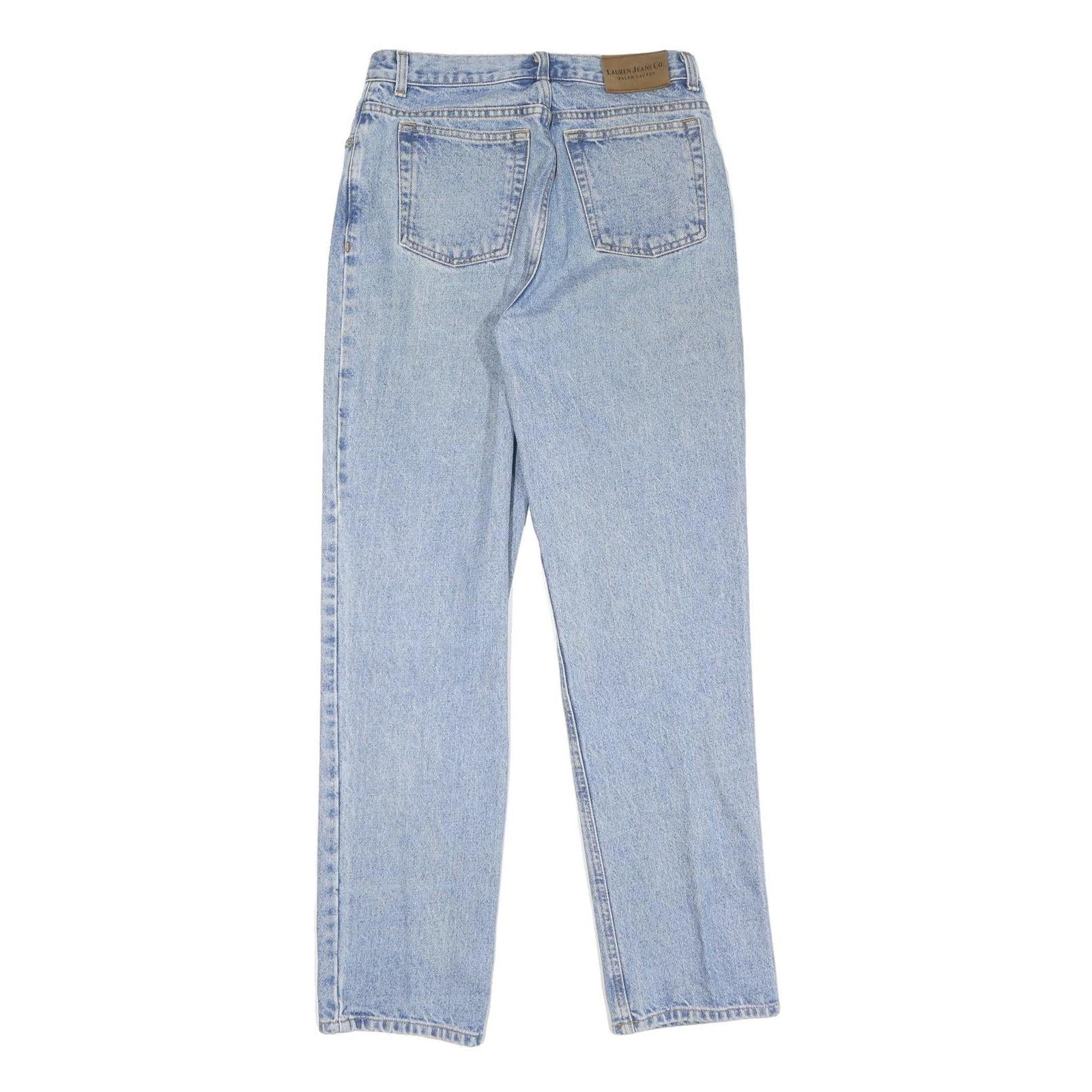 LAUREN RALPH LAUREN Womens Jeans Blue Classic Straight Denim Light W28 L31