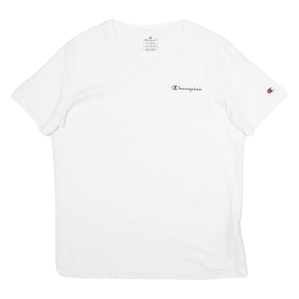 CHAMPION Womens T-Shirt White XL
