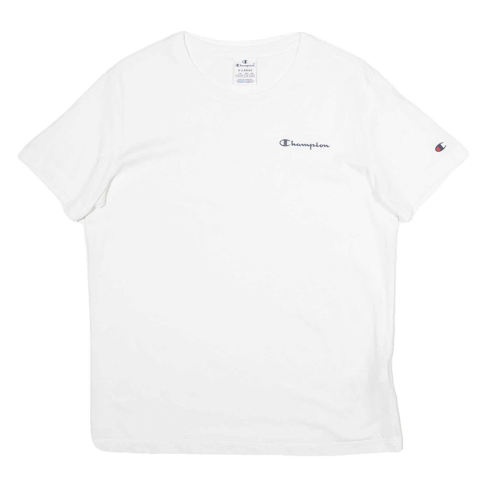 CHAMPION Womens T-Shirt White XL