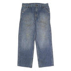 CARHARTT Mens Blue Regular Straight Denim Medium W32 L29 Casual Workwear Jeans