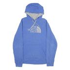 THE NORTH FACE Mens Blue Pullover Hoodie L Cotton Blend Sweatshirt