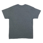 GILDAN Mens Grey Alaska Graphic T-Shirt L Short Sleeve Crew Neck Cotton Blend