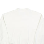 SDI Womens White Ski Wear Collar XL Cotton Blend Pullover Sweatshirt Ski Style