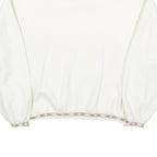 SDI Womens White Ski Wear Collar XL Cotton Blend Pullover Sweatshirt Ski Style