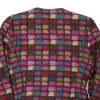 PAULA KLEIN Womens Colourblock Jacket S Woven Button Closure Elegant Office Wear