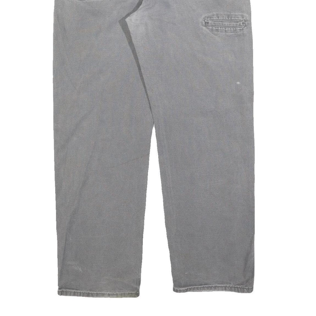 DICKIES Mens Relaxed Grey Denim W38 L32 Workwear Jeans Zip Closure