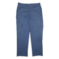 DICKIES Mens Polyester Blend Blue Regular Fit Straight Leg Trousers W38 L32