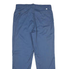 DICKIES Mens Polyester Blend Blue Regular Fit Straight Leg Trousers W38 L32