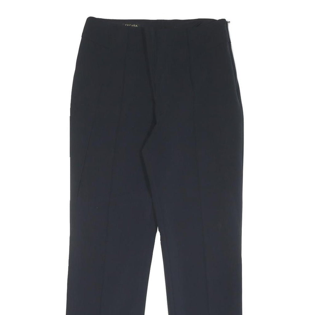 ESCADA Womens Polyester Blend Navy Regular Straight Trousers W28 L27 Smart