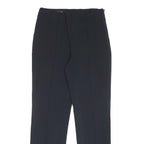 ESCADA Womens Polyester Blend Navy Regular Straight Trousers W28 L27 Smart