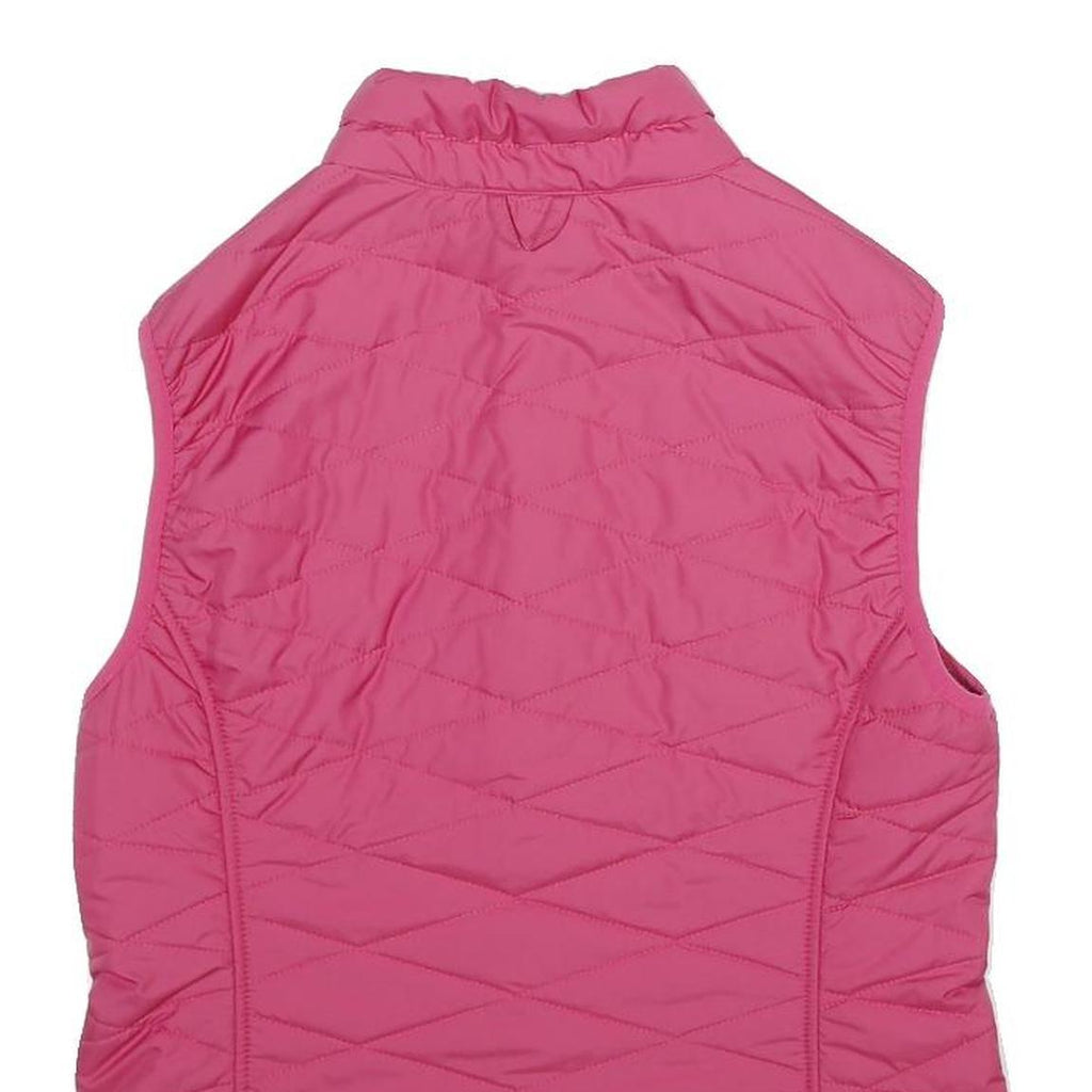 JACK WOLFSKIN Womens Pink Sleeveless Quilted Jacket S Polyester Outdoor Zip